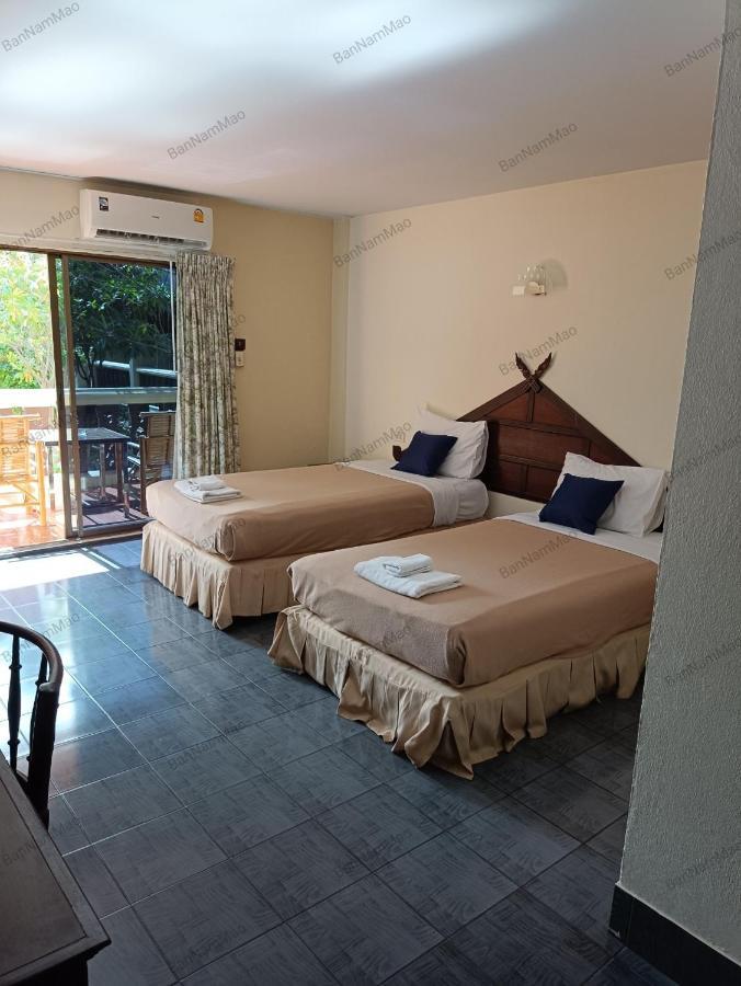 Ban Nam Mao Resort Na Chom Thian Bagian luar foto